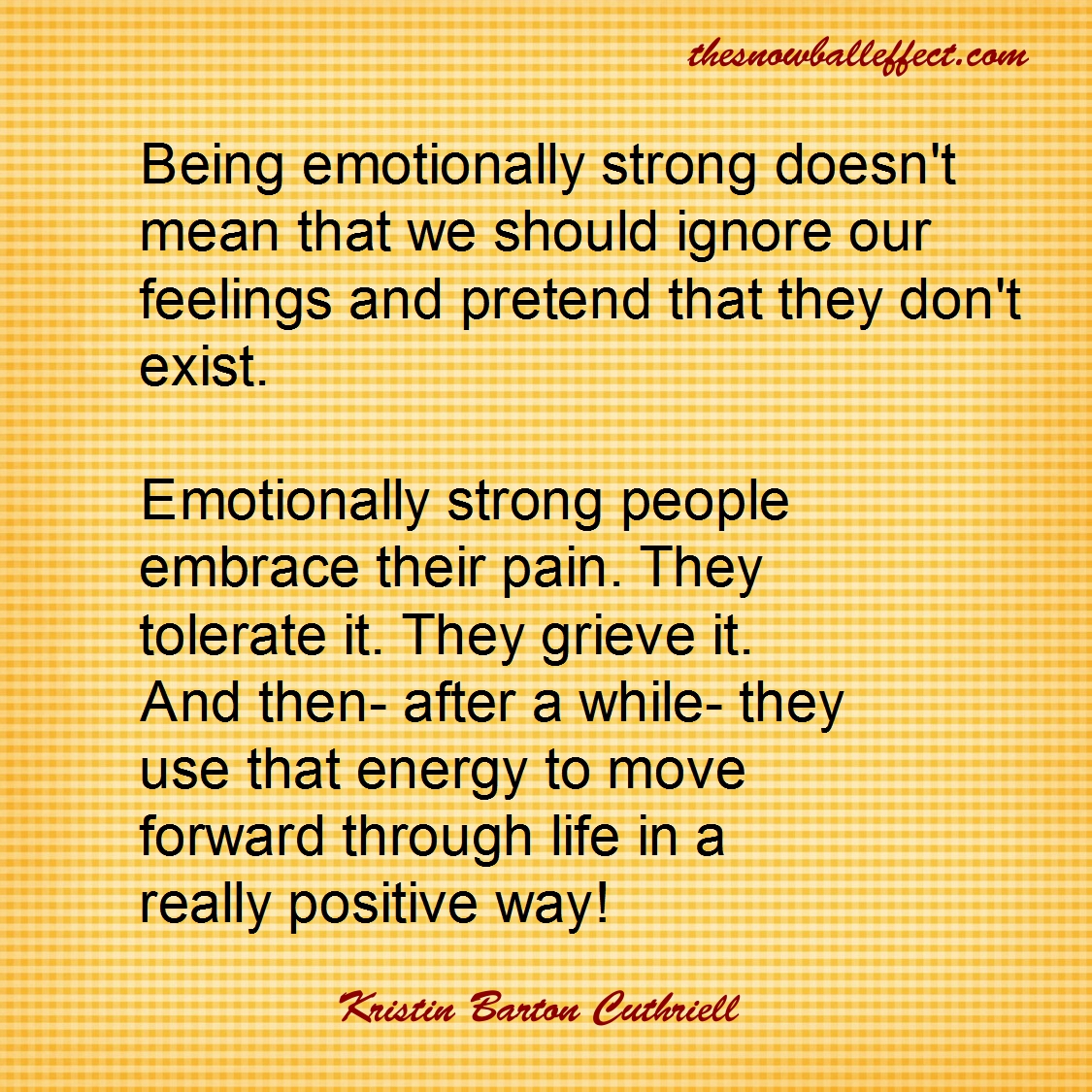 Emotionally Strong 